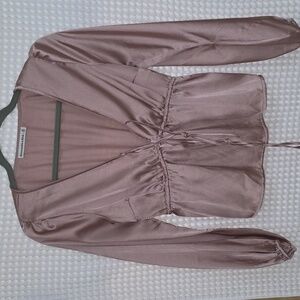 Abercrombie & Fitch Mauve Long Sleeve Top Xs